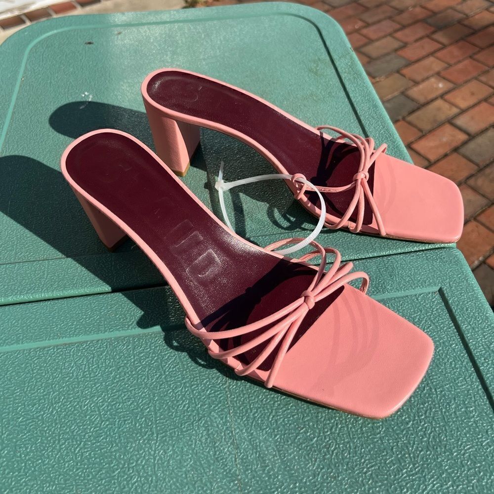 STAUD Pippa Slide Heels NWT - Picture 4 of 11